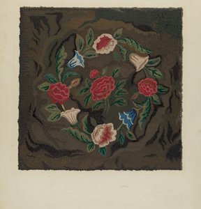Hooked Rug by Jules Lefevere
