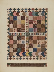 Patchwork Crib Quilt by Jules Lefevere