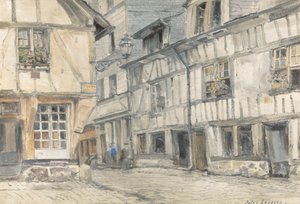 View of the Rue de Lamitie by Jules Lessore