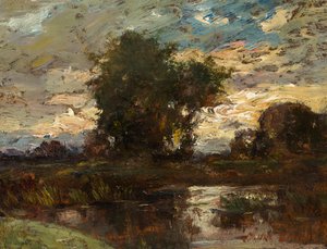 Evening Sky over Still Water