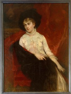 Portrait of Jeanine Dumas Davy de la Pailleterie, Daughter of Alexandre Dumas and Wife of Ernest Hauterive