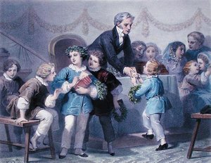 The Prize-Giving Ceremony, engraved by Henier, Bettannier and Morlon by Jules Marie (after) Desandre