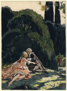 Illustration for Memoirs of Casanova by Jules Marie Auguste Leroux
