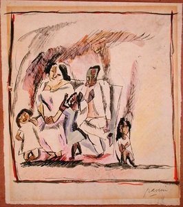 Mother, Father and Three Children