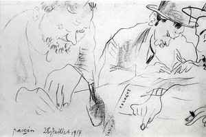 Paris-Cologne by Jules Pascin