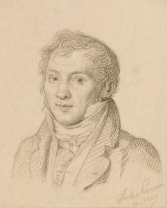 Portrait of the violinist and composer Louis-Luc Loiseau de Persuis by Jules Porreau