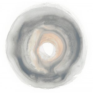Calm Circles with Muted Gray and Beige Tones by Julia Contacessi