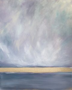 Peaceful Golden Horizon by Julia Contacessi