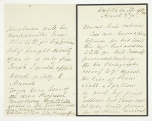 Autograph Letter by Julia Margaret Cameron