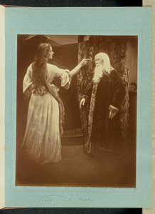 Vivien and Merlin by Julia Margaret Cameron