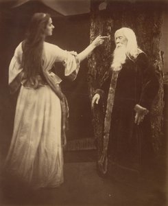 Vivien and Merlin by Julia Margaret Cameron