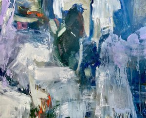 Indigo Lavender Flow by Julia Purinton