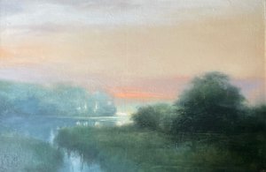 Misty River Dawn by Julia Purinton