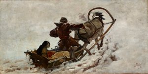 Dogs at a Hunt by Julian Falat