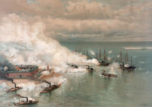 Battle of Mobile Bay by Julian O. Davidson
