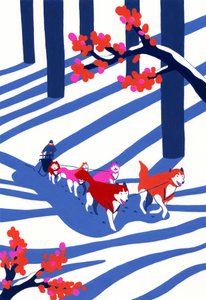 Husky Sledding Adventure by Julie Lesouef