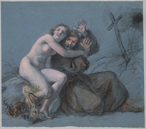 The Temptation of St. Anthony by Julien Leopold Boilly