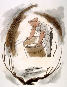 Humorous Wine Illustration
