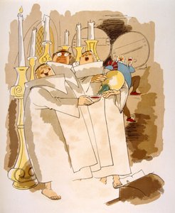 Humorous Wine Illustration 1946