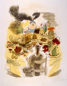 Humorous Wine Illustration 1946