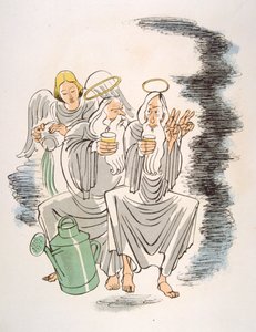 Humorous Wine Illustration 1946