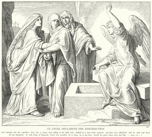 An Angel Declareth the Resurrection by Julius (after) Schnorr von Carolsfeld