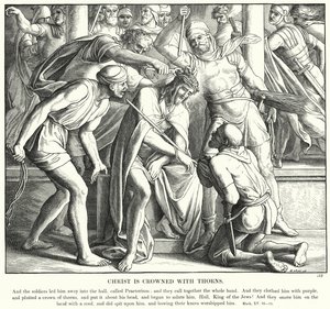 Christ is Crowned with Thorns by Julius (after) Schnorr von Carolsfeld