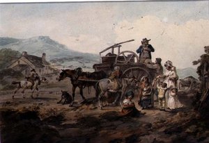 The Travelling Salesman by Julius Caesar Ibbetson