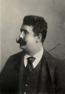 Portrait of the Italian Composer Ruggero Leoncavallo