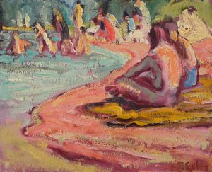 Bathing at the Beach