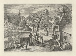 October by Julius Goltzius