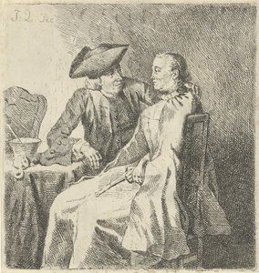 Man and Woman at a Table