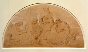 Job with His Friends by Julius Hubner