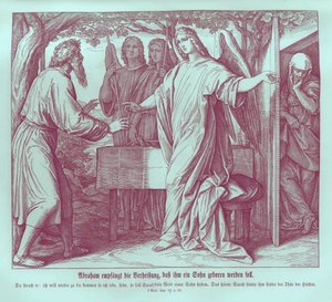 Abraham hears that Sarah will bear a son, Genesis