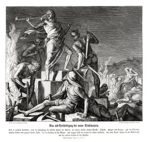 Building and defence of the new city walls, Nehemiah