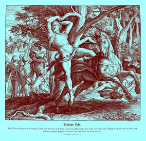 Death of Absalom by Julius Schnorr von Carolsfeld