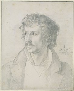 Friedrich Olivier at the Age of 25, Bust, Looking Left by Julius Schnorr von Carolsfeld