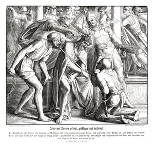 Jesus is Given a Crown of Thorns, Gospel of Mark