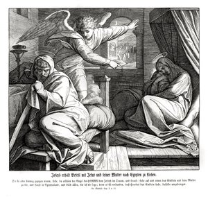 Joseph is warned to flee to Egypt, Gospel of Matthew