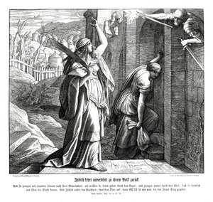 Judith returns to her people, book of Judith