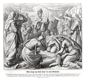Moses Delivers the Commandments, Exodus