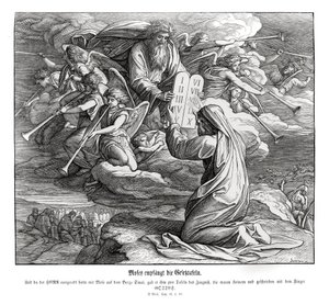 Moses Receives the Commandments, Exodus