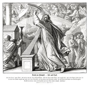 Psalms - praise and thanks by Julius Schnorr von Carolsfeld