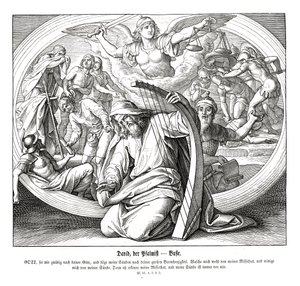 Psalms - Repentance by Julius Schnorr von Carolsfeld