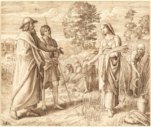 Ruth and Boaz by Julius Schnorr von Carolsfeld