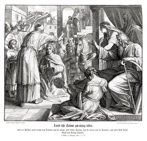 Solomon is anointed as King