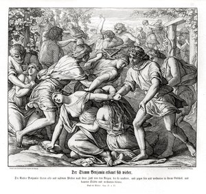 Sons of Benjamin and the daughters of Shiloh, Judges