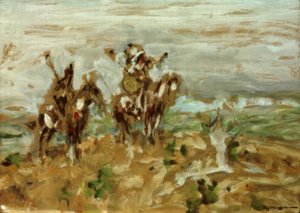 Scout of the Blackfoot Indians by Julius Seyler