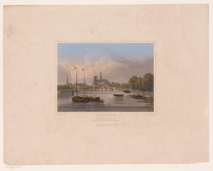 View of Haarlem by Julius Umbach