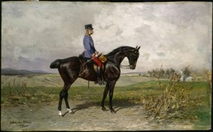 Franz Joseph, Equestrian Portrait / Blaas